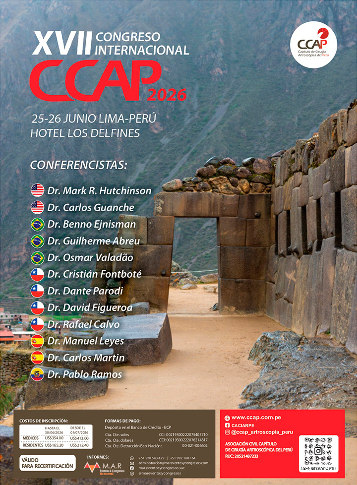 CONGRESO INTERNACIONAL CCAP 2026 - 25 Y 26 JUNIO  HOTEL LOS DELFINES